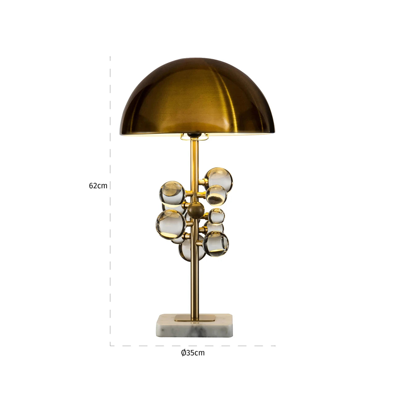 Bordlampe Bela bronse Richmond Interiors Bordlampe
