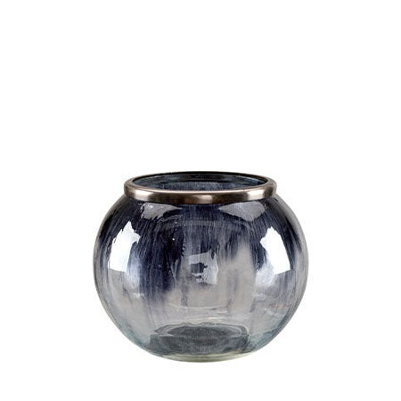 BELMONT Rund glasslykt Artwood Pynteartikler