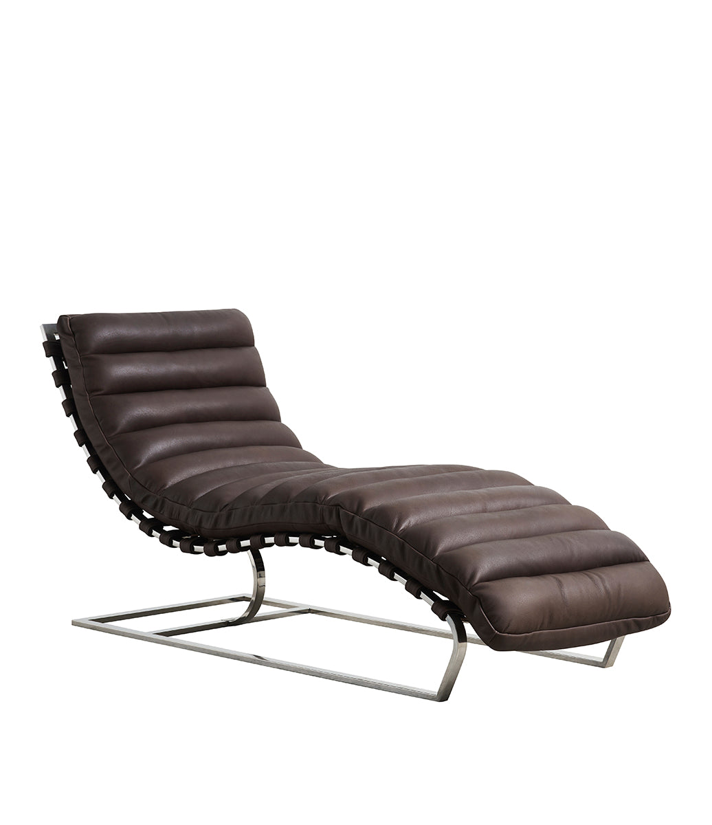 CLIFF sjeselong i skinn Artwood Lenestol