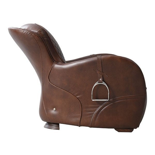 SADDLE Artwood Lenestol