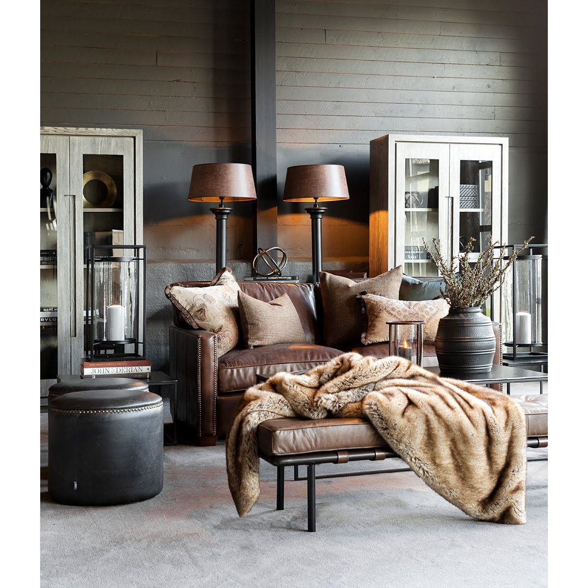 VISCOUNT 2-seter Artwood Sofa