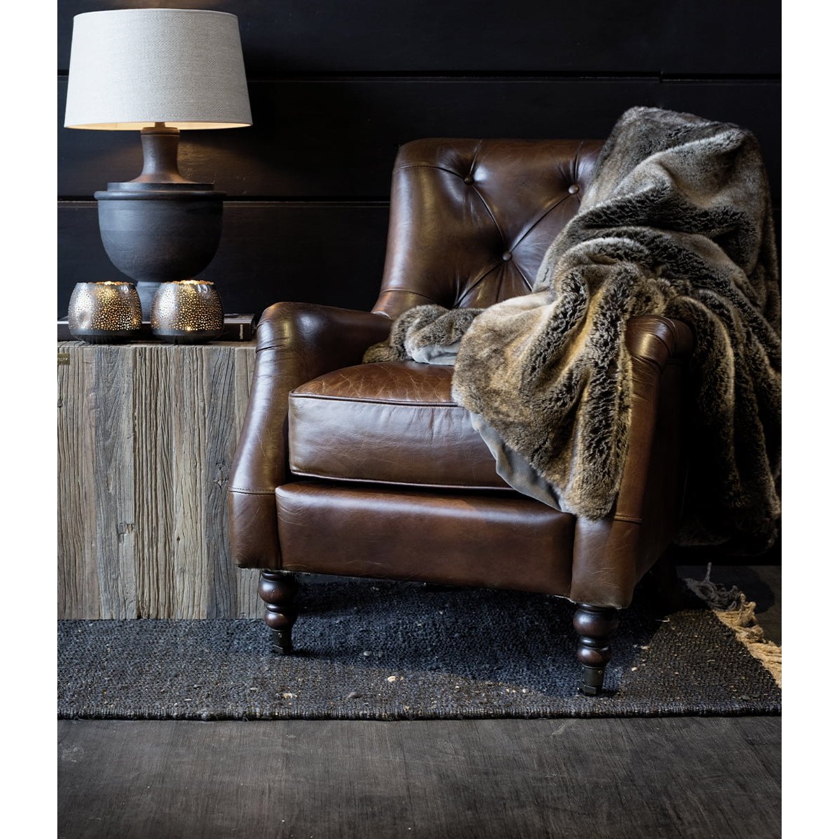 DESSAU Artwood Lenestol