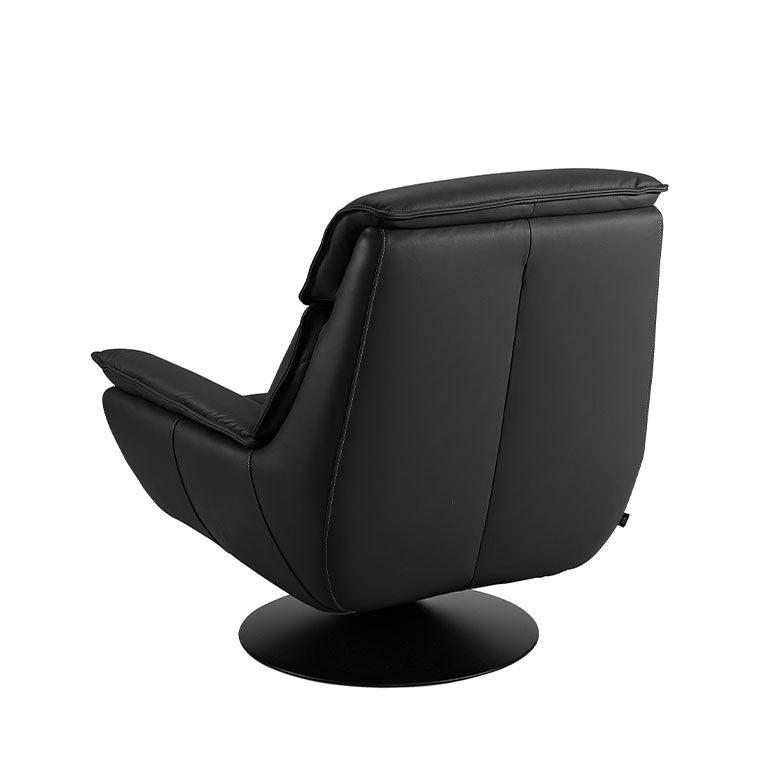 TRIBECA snurrfåtölj i skinn Artwood Lenestol