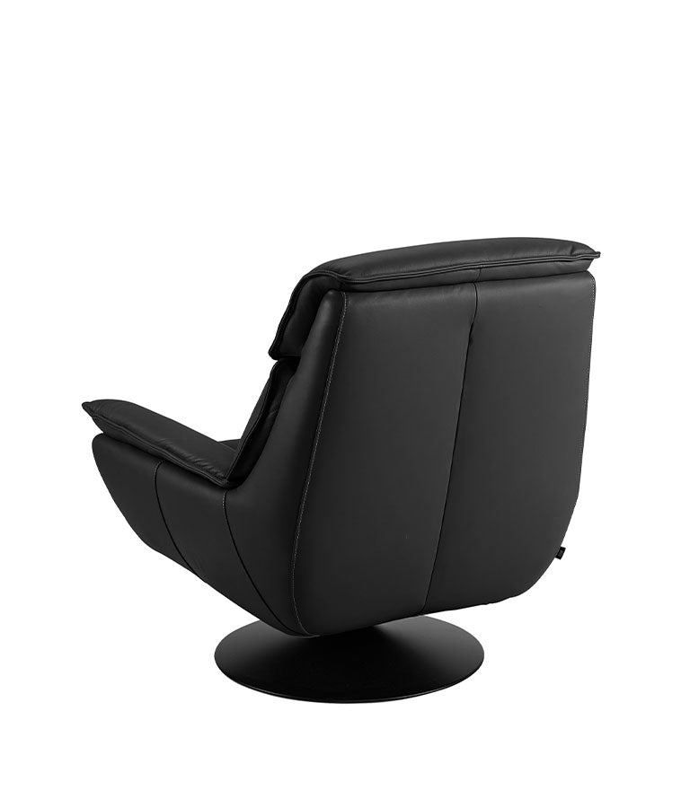 TRIBECA snurrfåtölj i skinn Artwood Lenestol