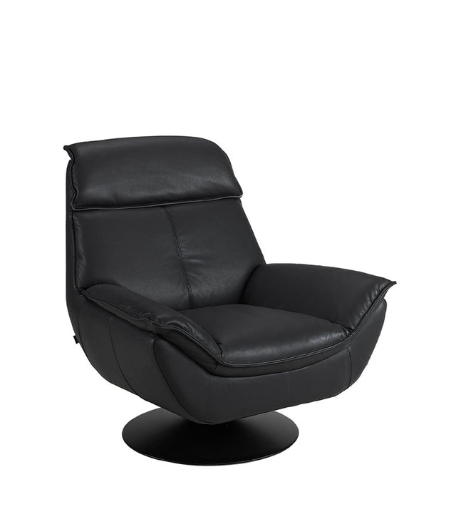 TRIBECA snurrfåtölj i skinn Artwood Lenestol