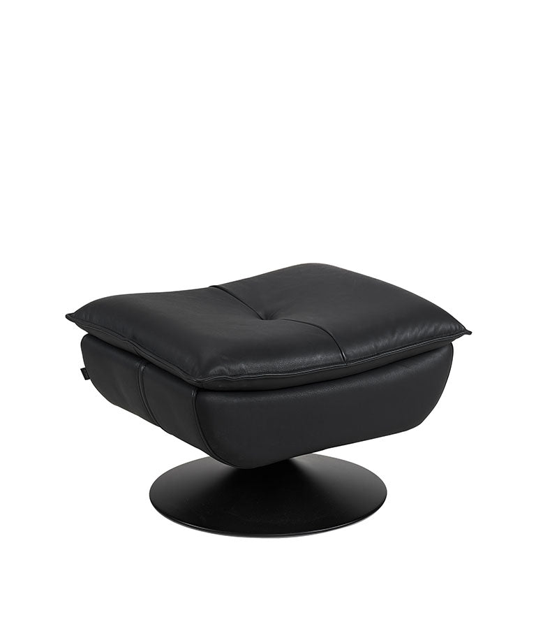 TRIBECA fotpall i lær Artwood Pall