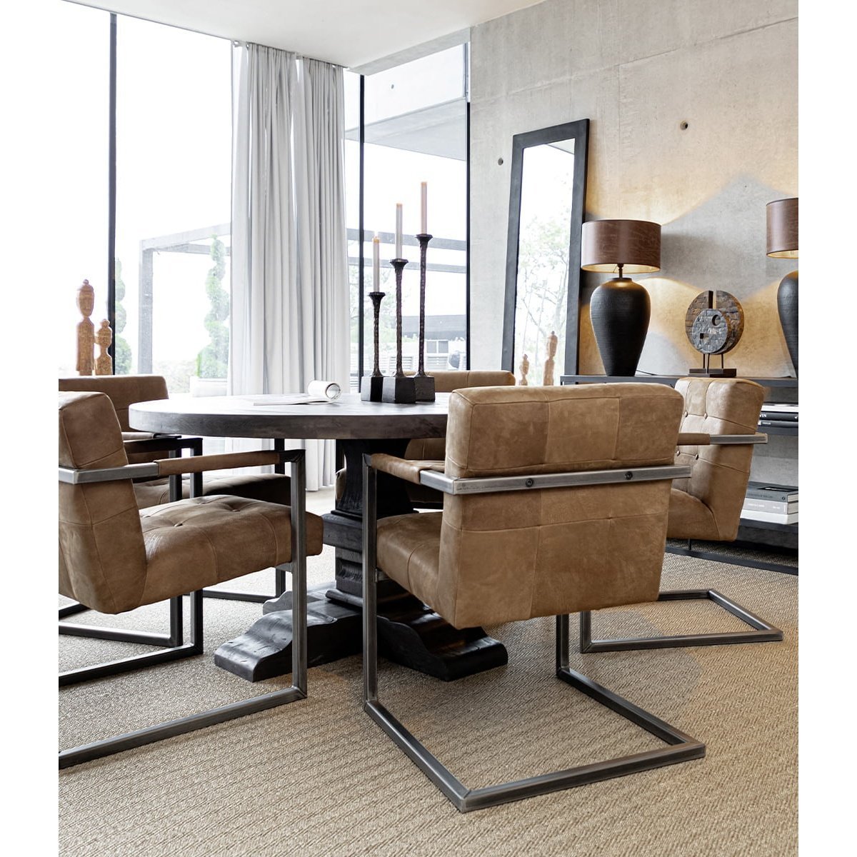 PARIS Ø150 Artwood Spisebord