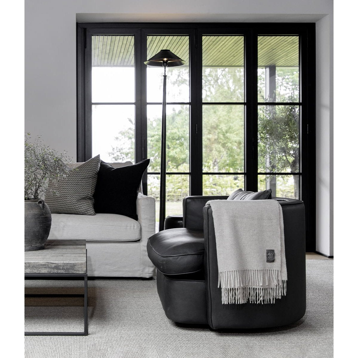 JOAN lenestol med sving Artwood Lenestol