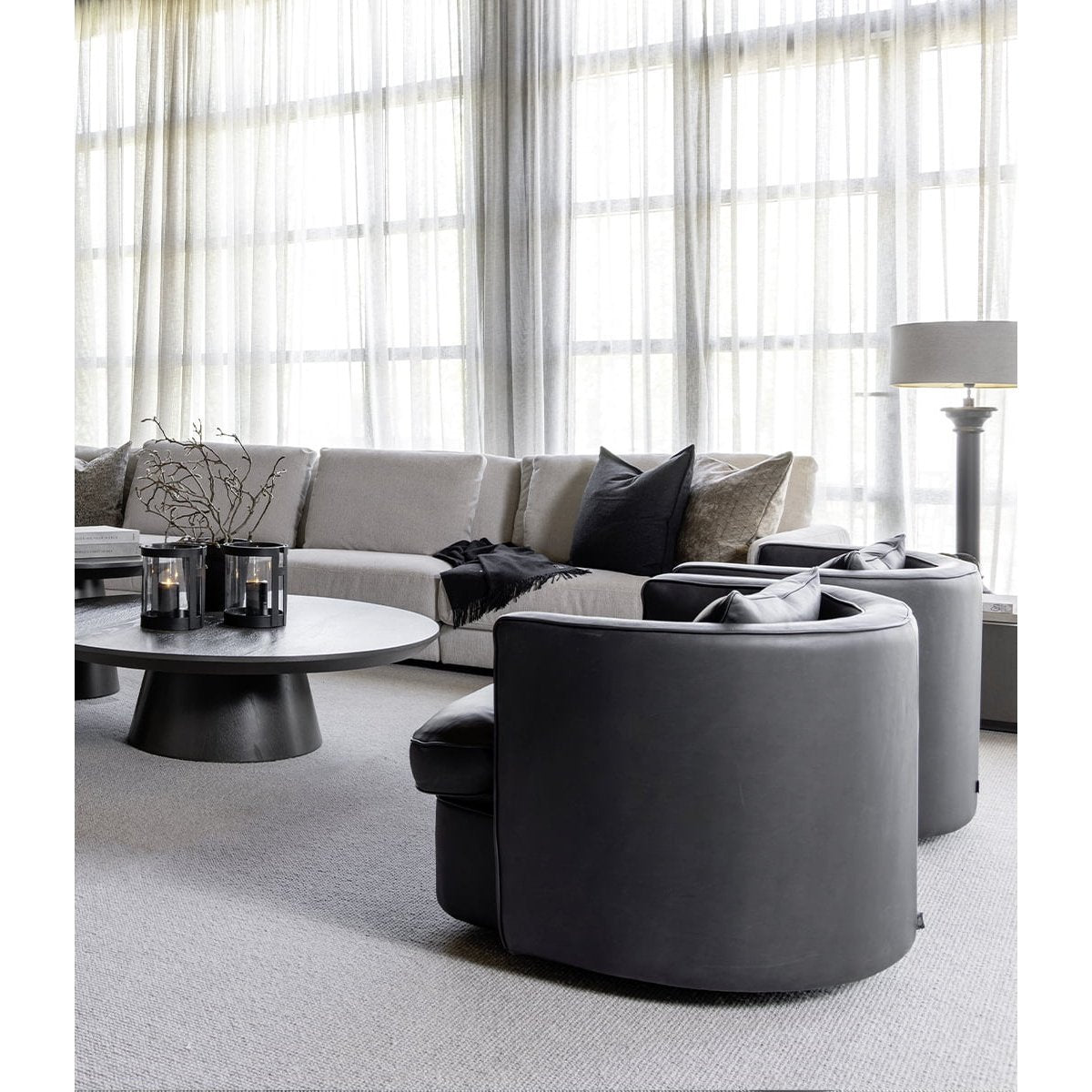 JOAN lenestol med sving Artwood Lenestol