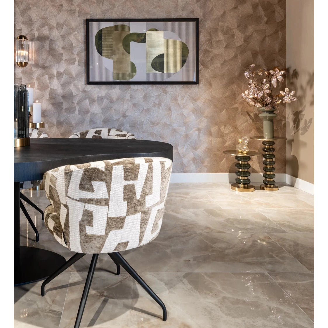 Spisestol Milly biscotti svingbar Richmond Interiors Spisestol