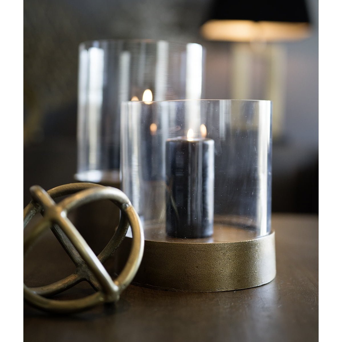 CARLO Vintage Brass Artwood Pynteartikler