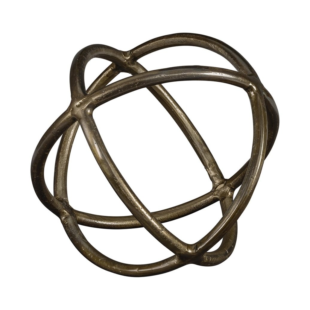 CARLO Vintage Brass Artwood Pynteartikler