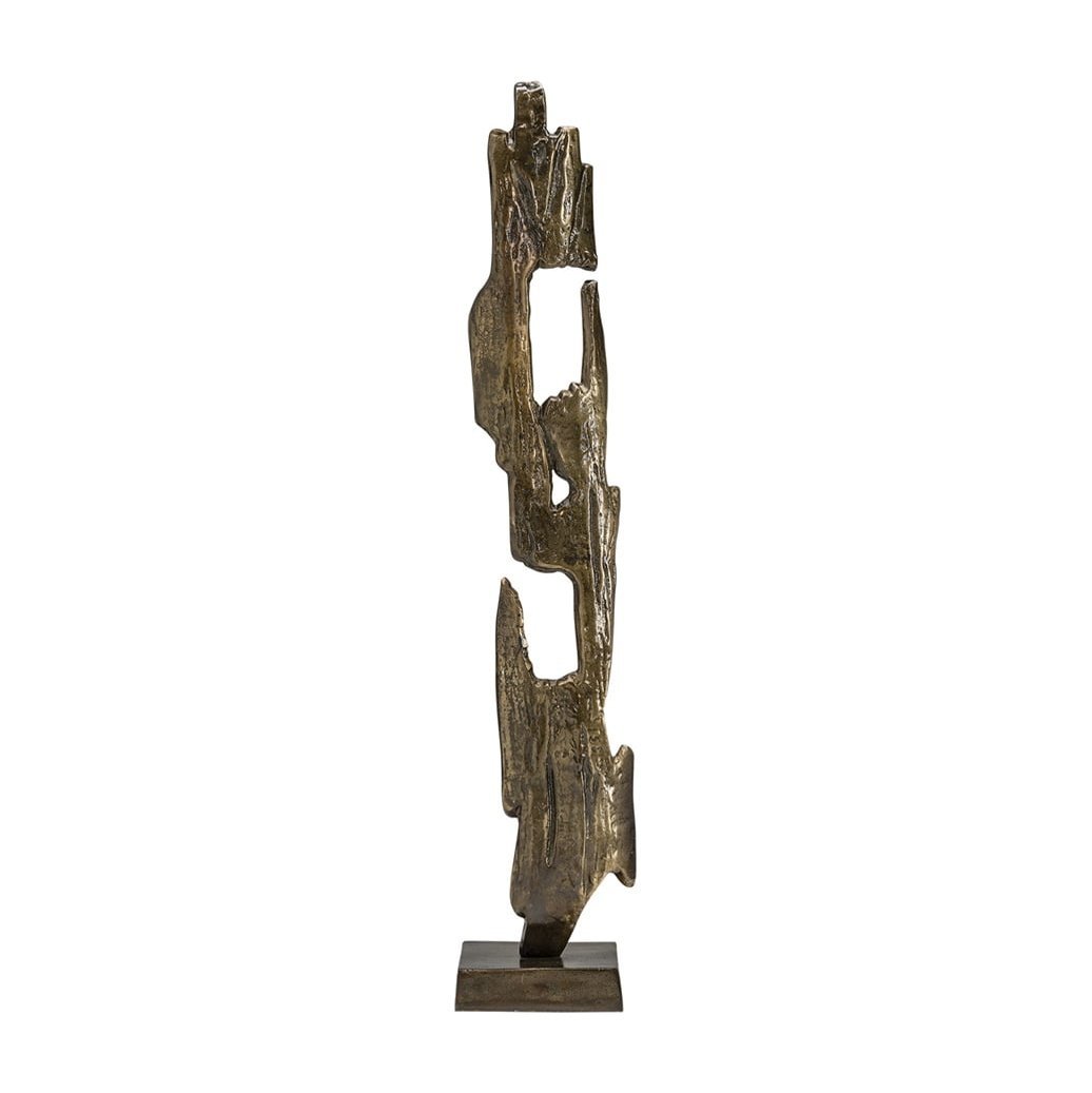 BRANDO Vintage Brass Artwood Pynteartikler