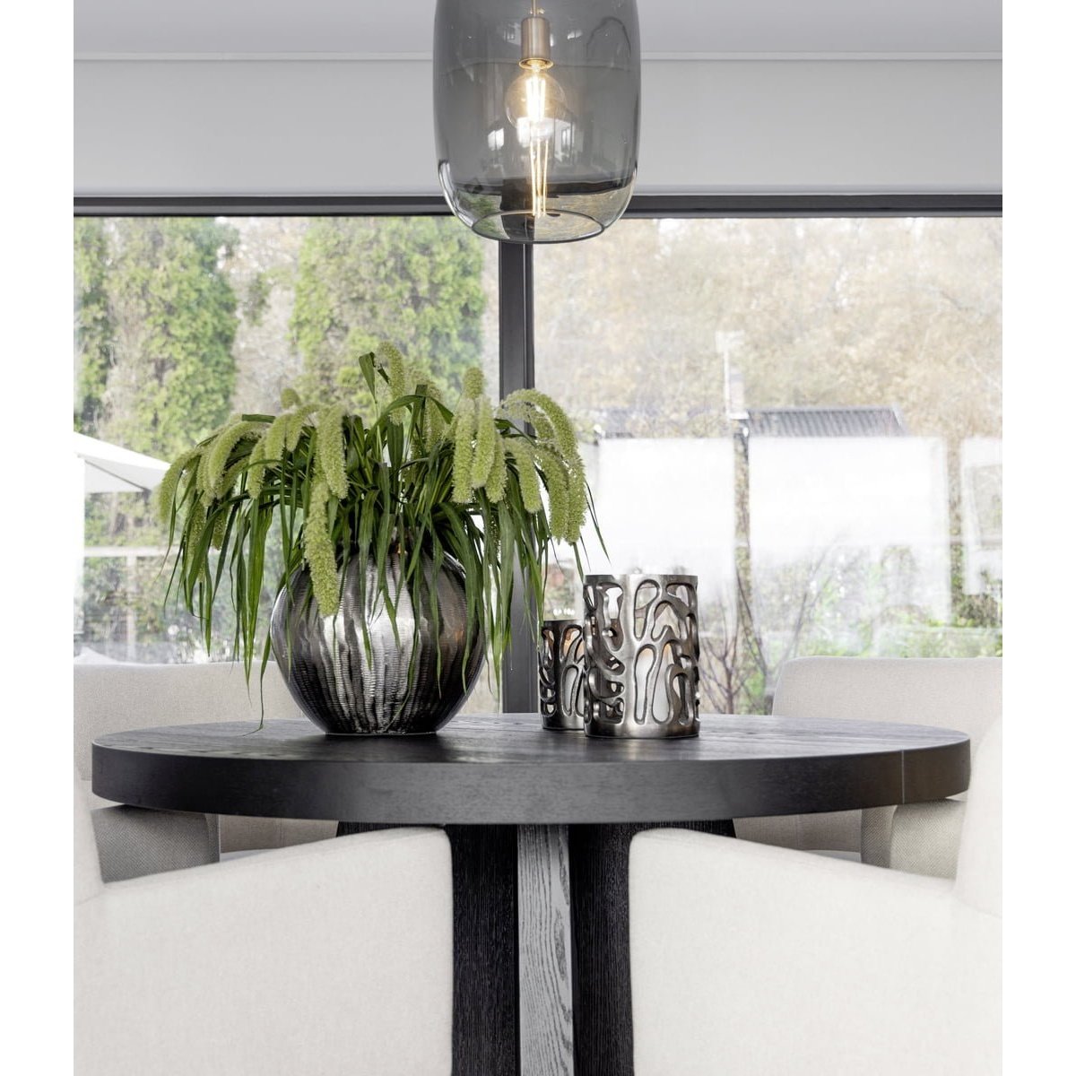 BENITO Lyslykt Artwood Lanterne og lysglass