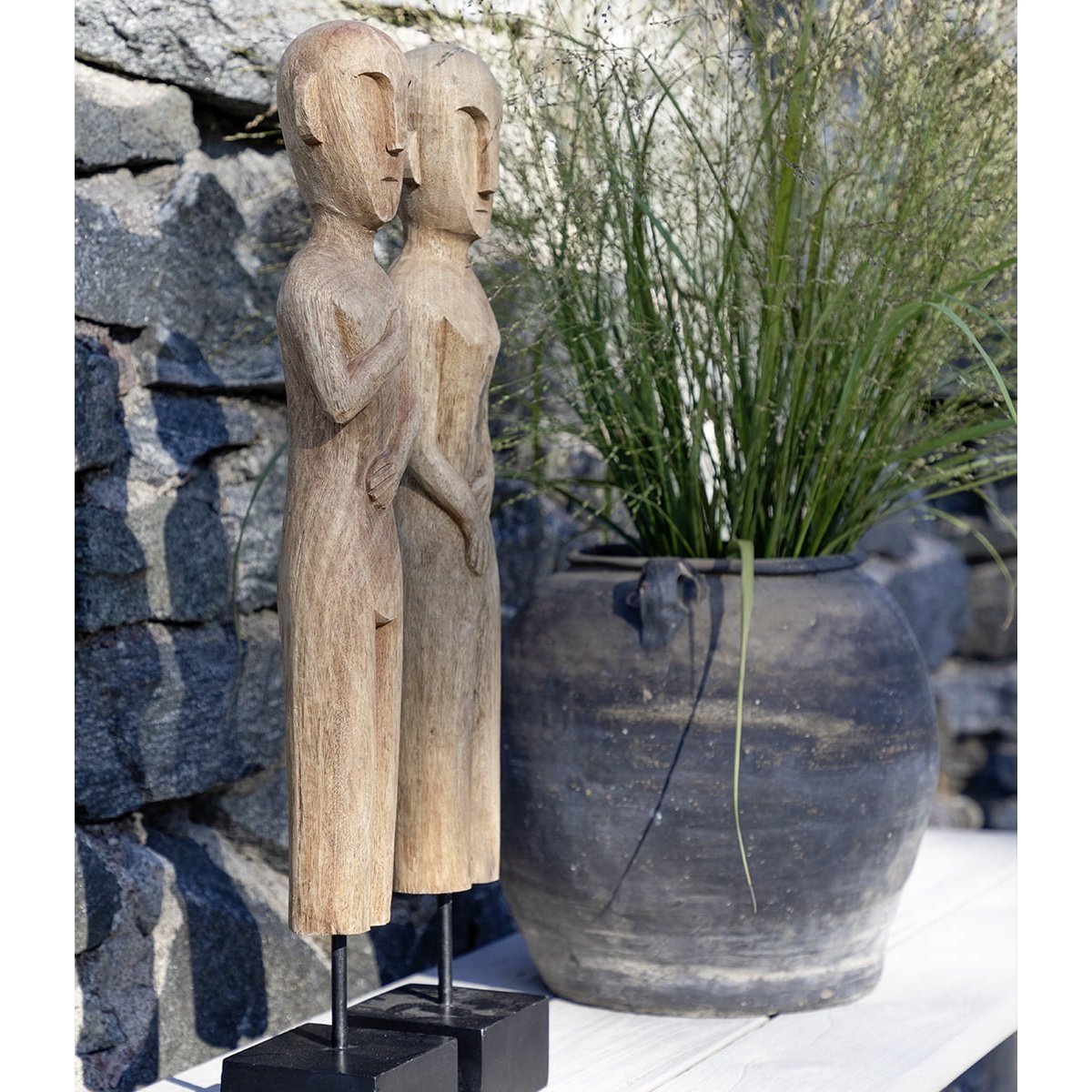 ZIKA & RAMA 2-set Artwood Pynteartikler