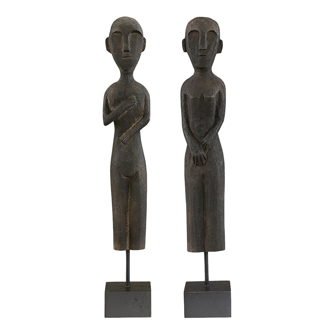 ZIKA & RAMA 2-set Artwood Pynteartikler