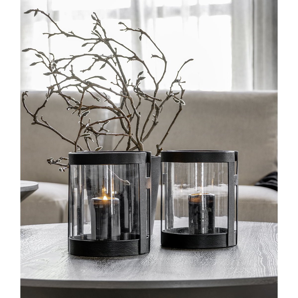 SANTINO Artwood Lanterne og lysglass