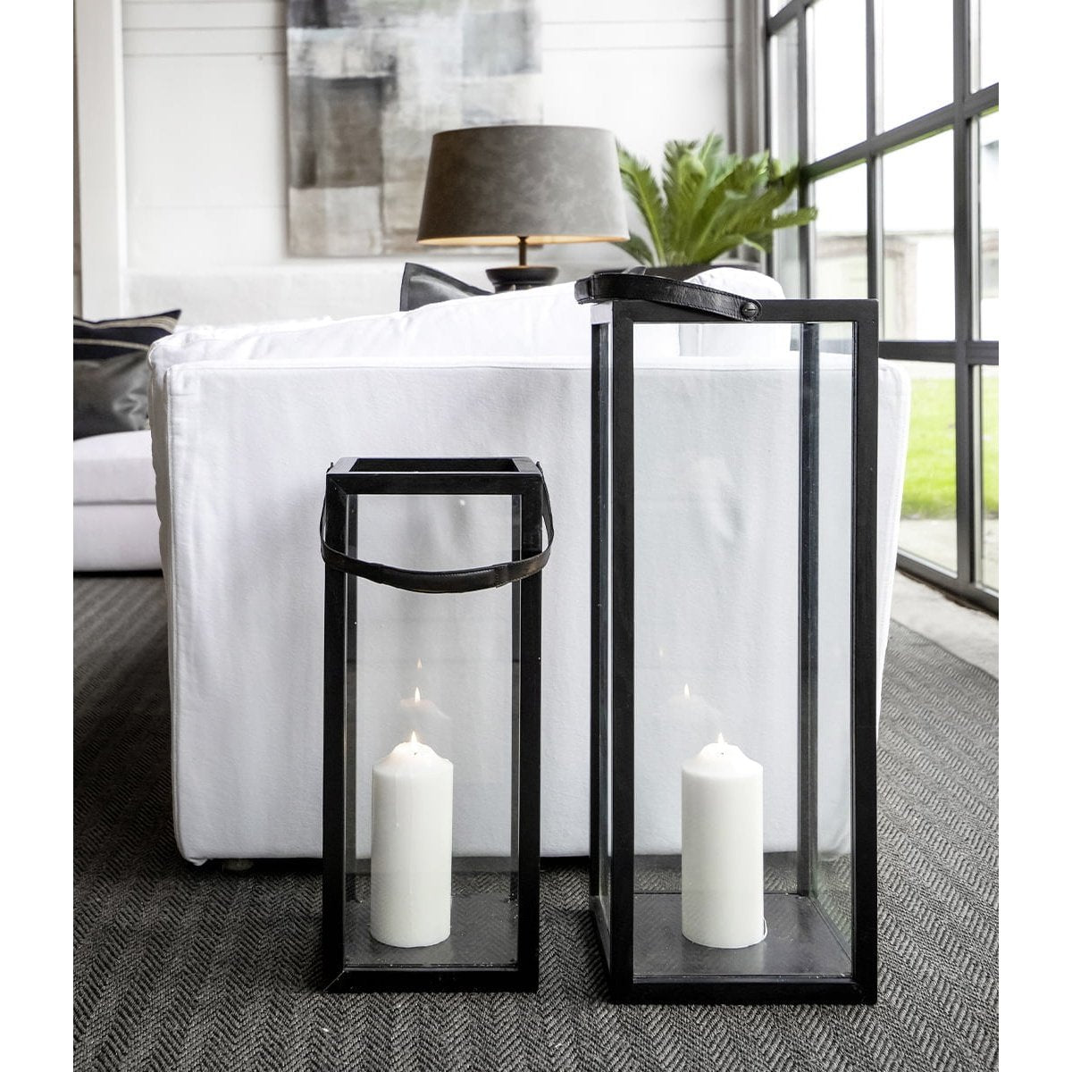 FLOOR LANTERN Artwood Lanterne og lysglass