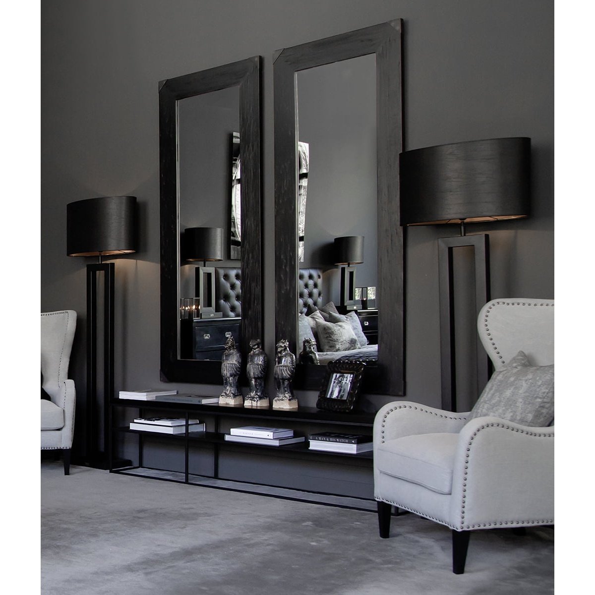 VINTAGE speil Artwood Speil