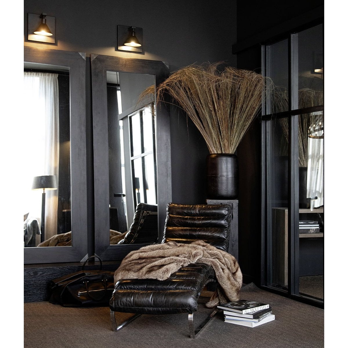 VINTAGE speil Artwood Speil