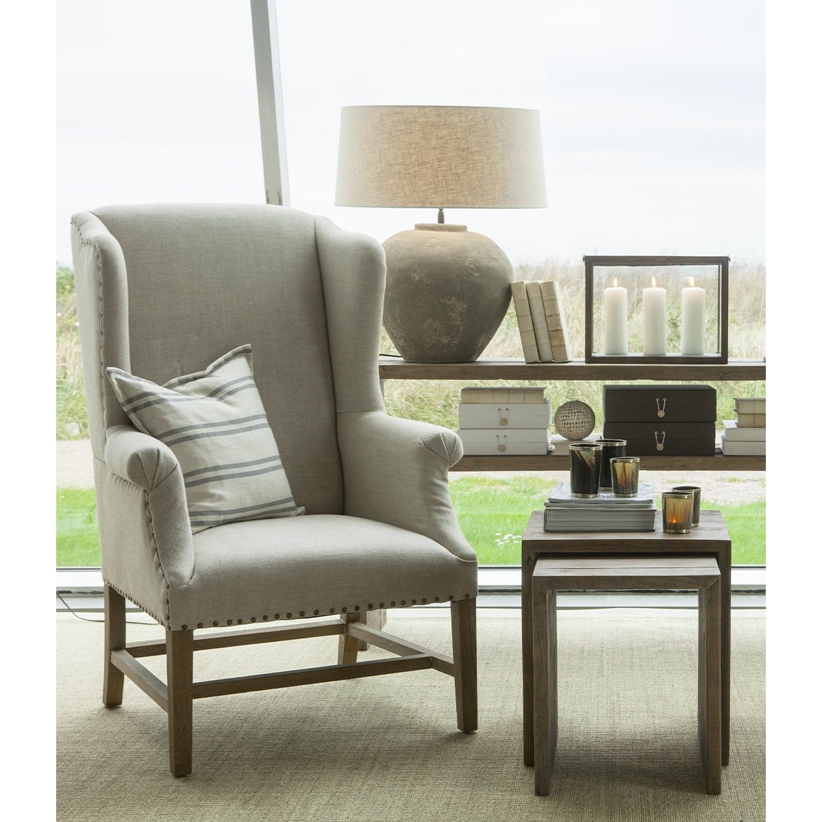 BISON settbord Artwood Sidebord