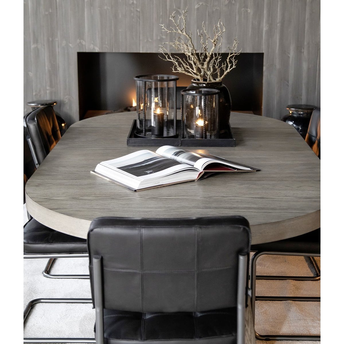 TRENT rundt ø130 inklusive ileggsplater Artwood Spisebord