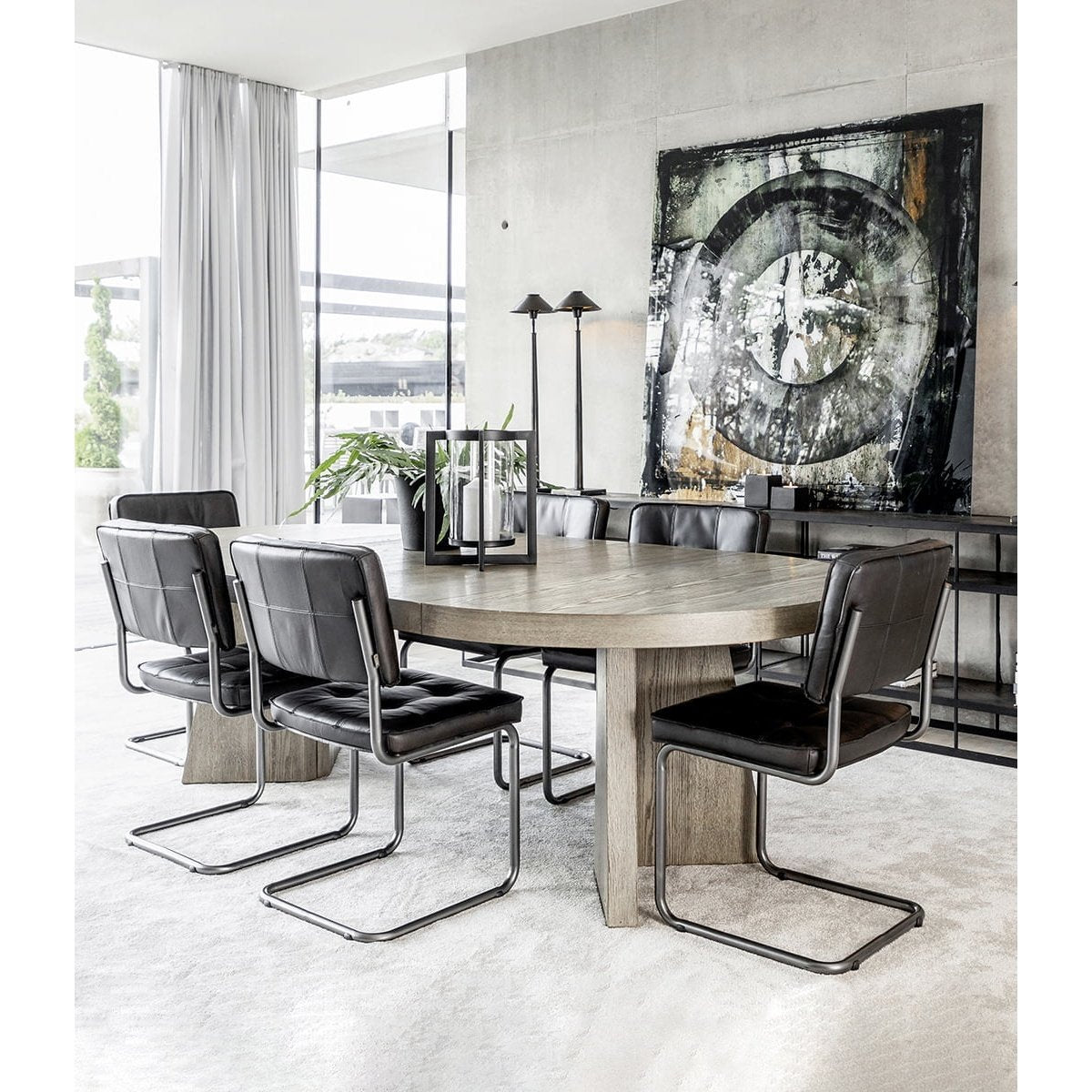 TRENT rundt ø130 inklusive ileggsplater Artwood Spisebord