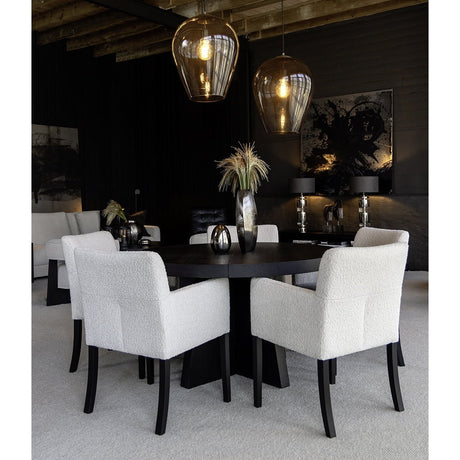 TRENT rundt ø130 inklusive ileggsplater Artwood Spisebord