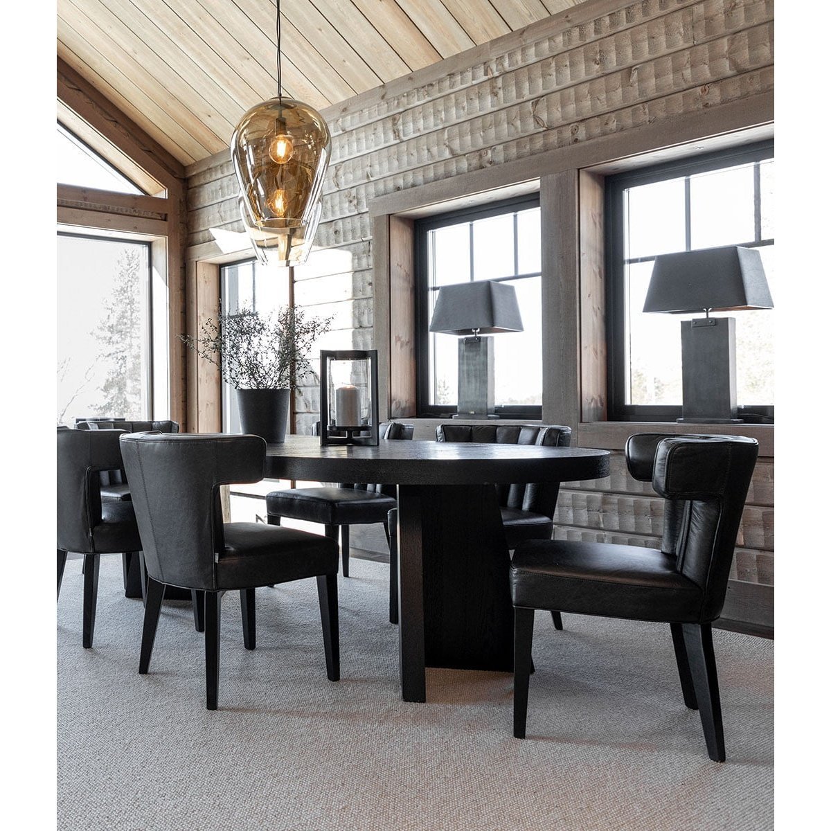 TRENT rundt ø130 inklusive ileggsplater Artwood Spisebord