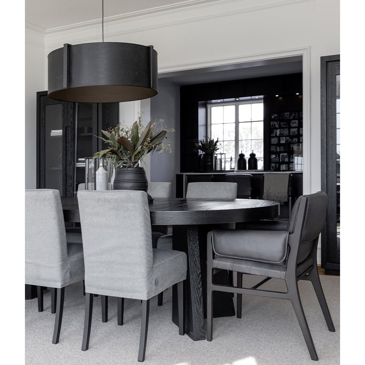 TRENT rundt ø130 inklusive ileggsplater Artwood Spisebord