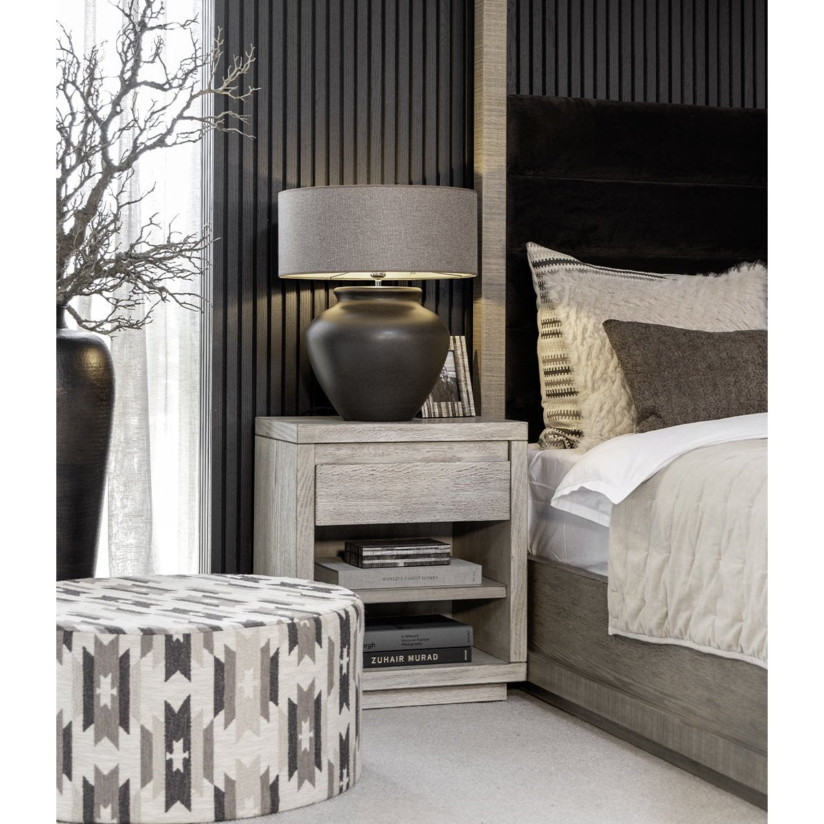 HUNTER nattbord Artwood nattbord