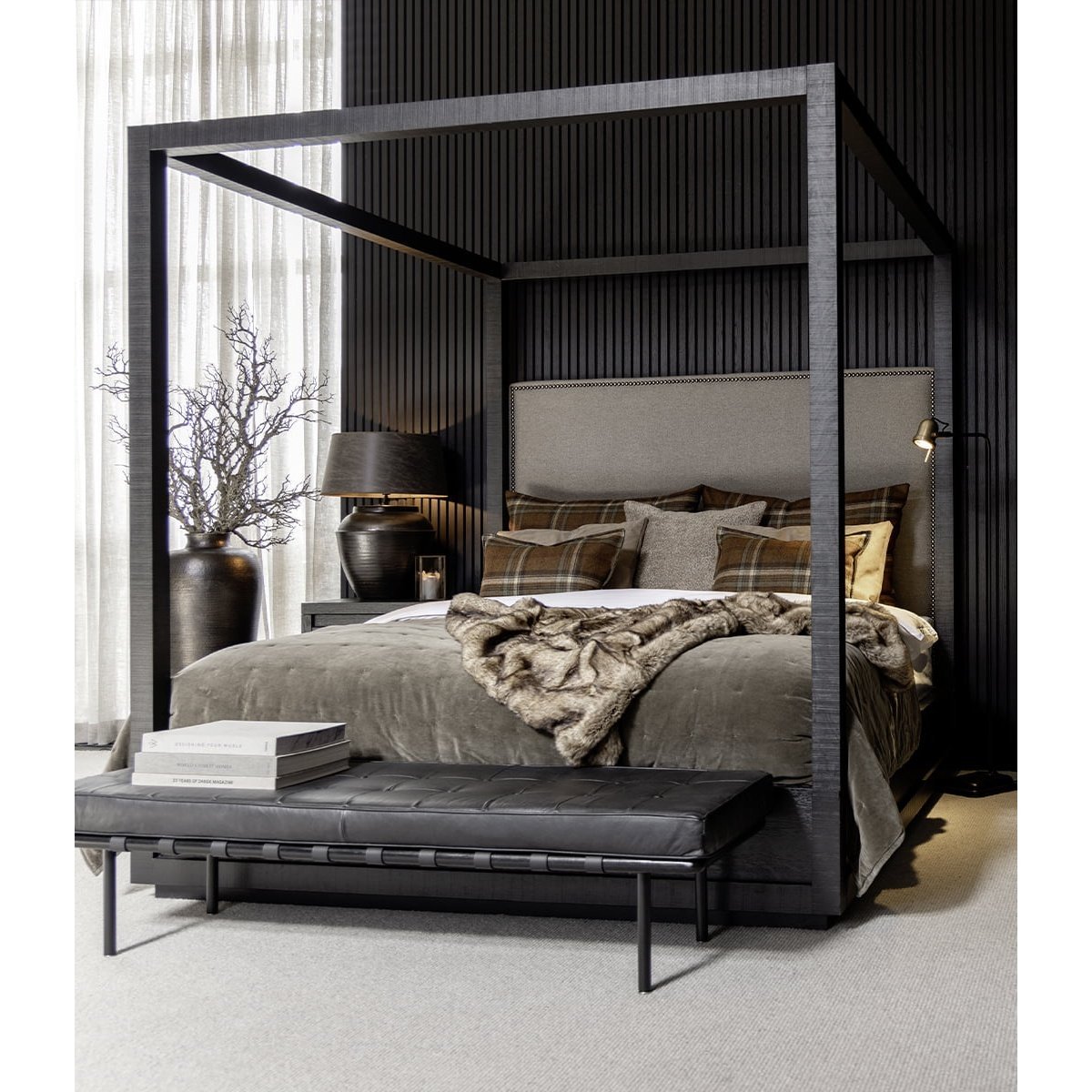 HUNTER sengeramme Artwood Seng