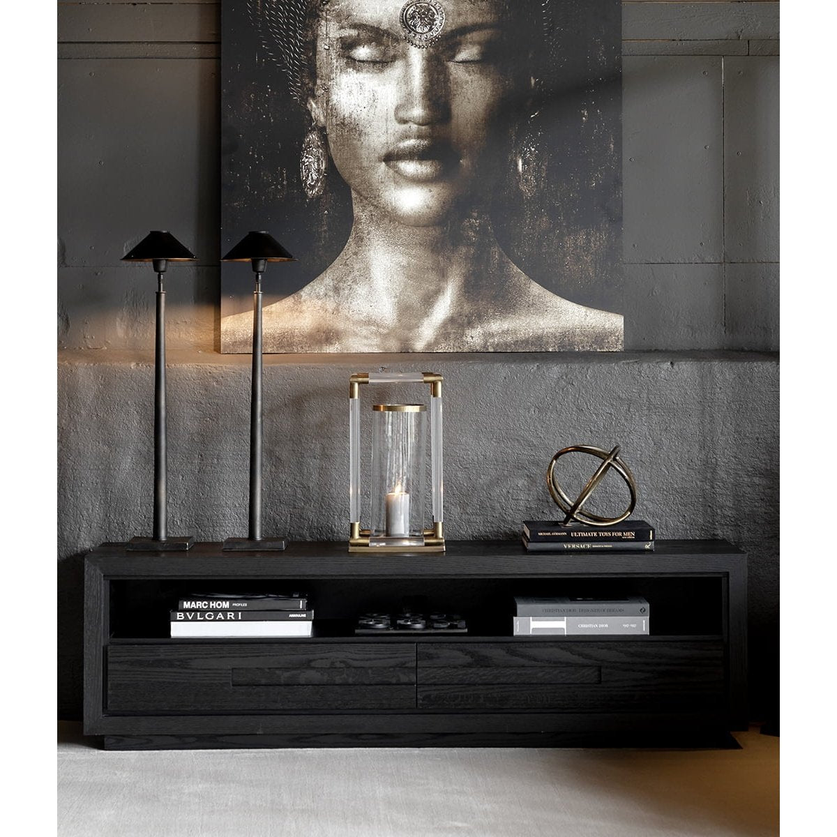 HUNTER TV-benk med skuff Artwood TV-benk