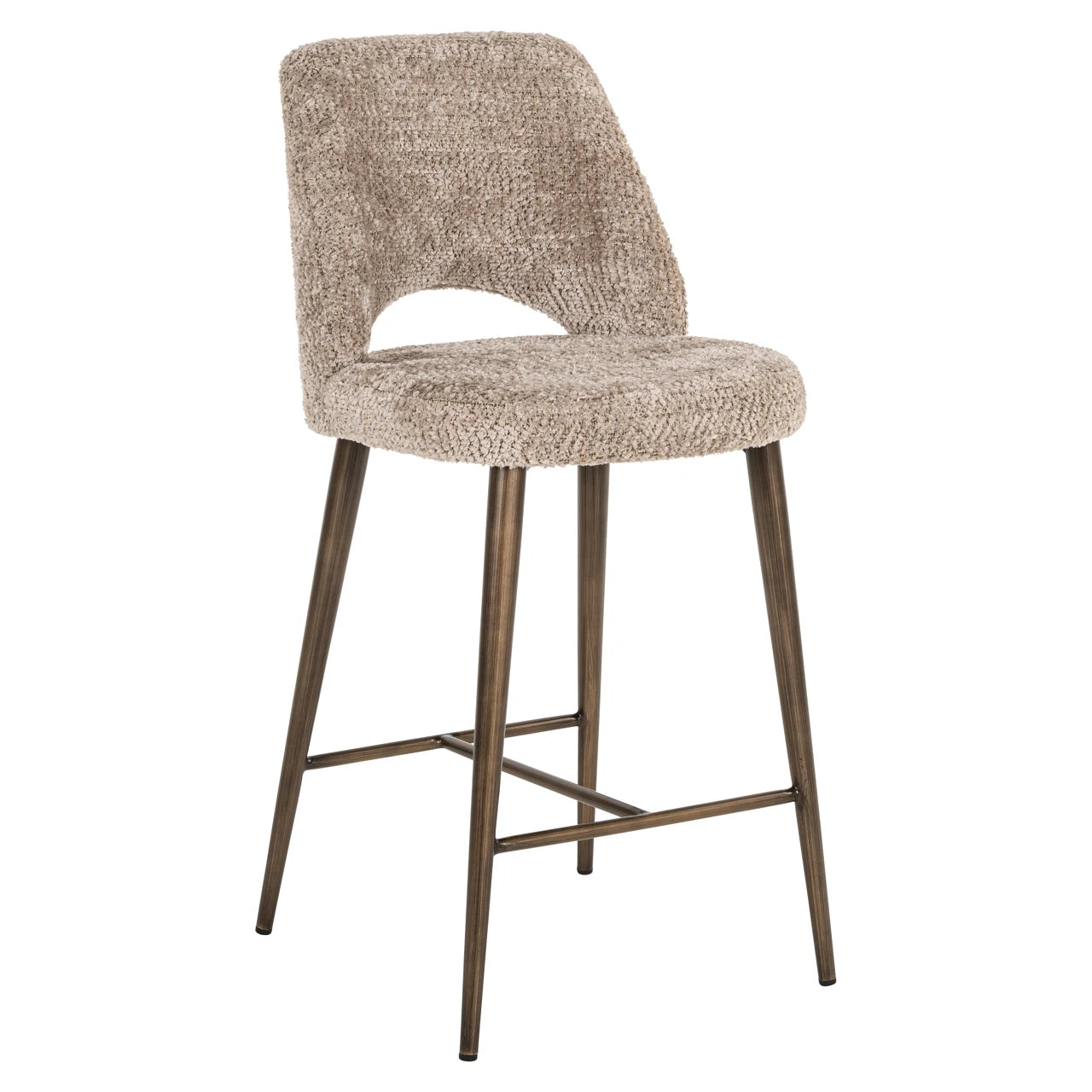 Krakk Delphine med vakker natur brannhemmende Richmond Interiors Barstol