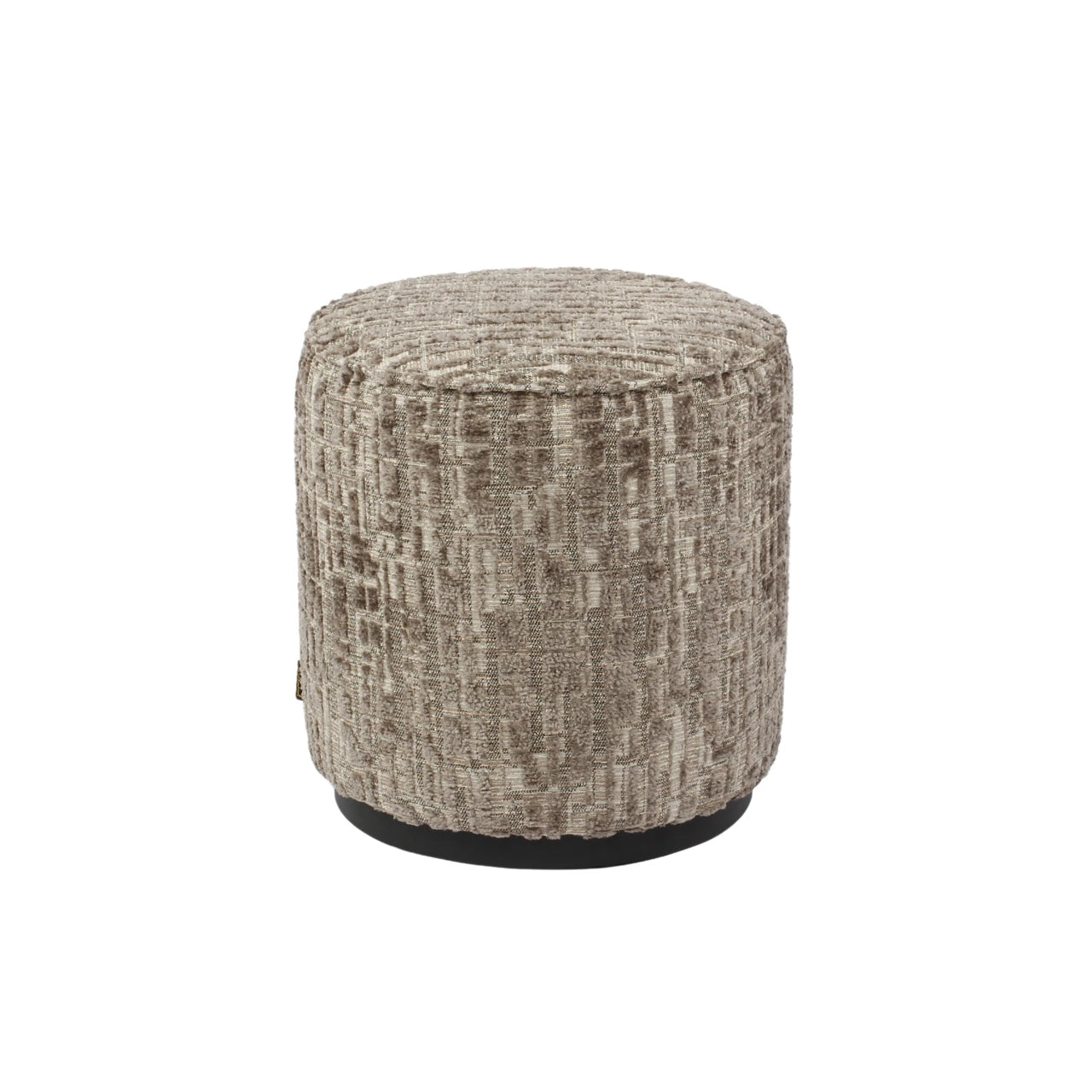Puff & Fotskammel Lexie greige 45Ø Richmond Interiors Pall