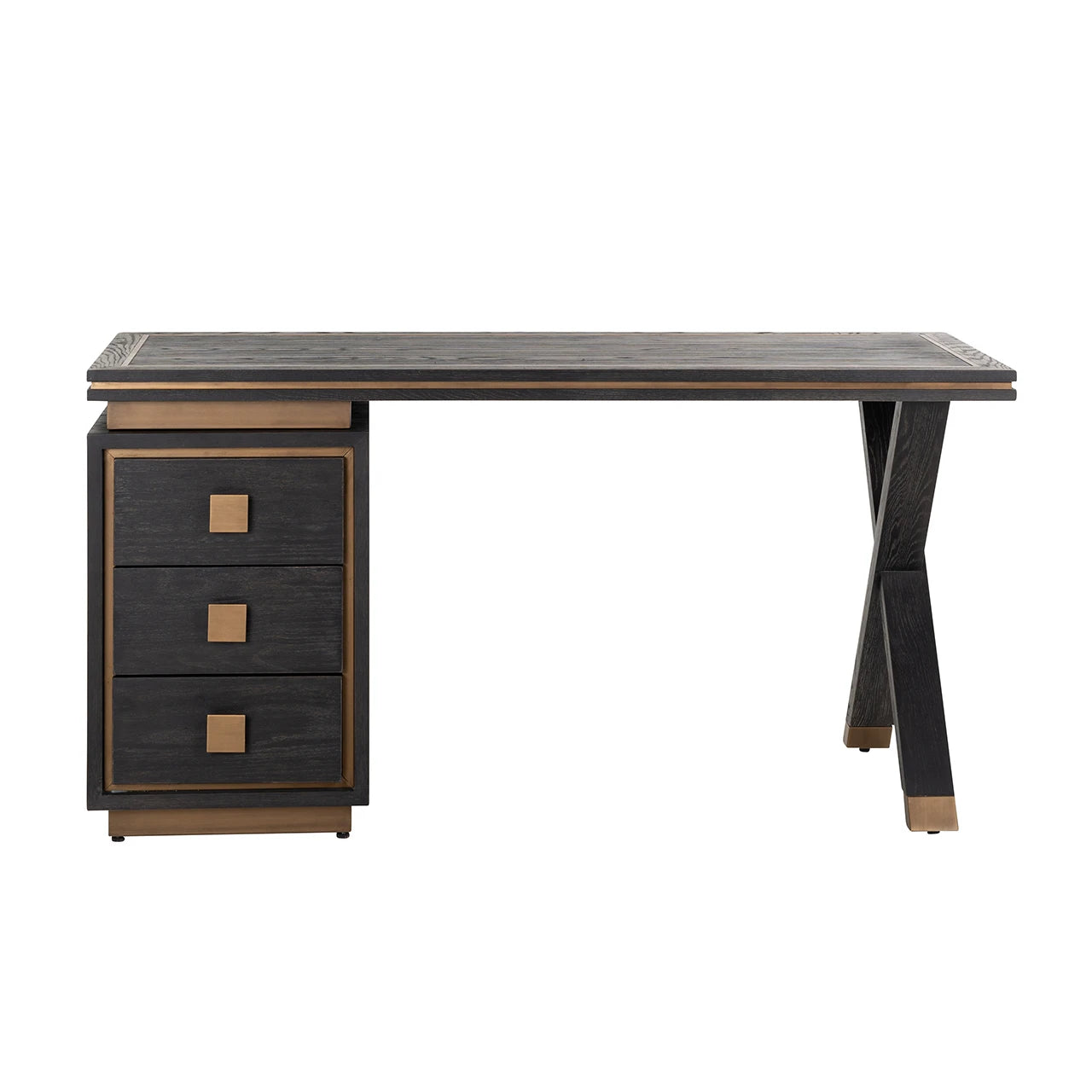 skrivebord Hunter svart rustikk Richmond Interiors Skrivebord