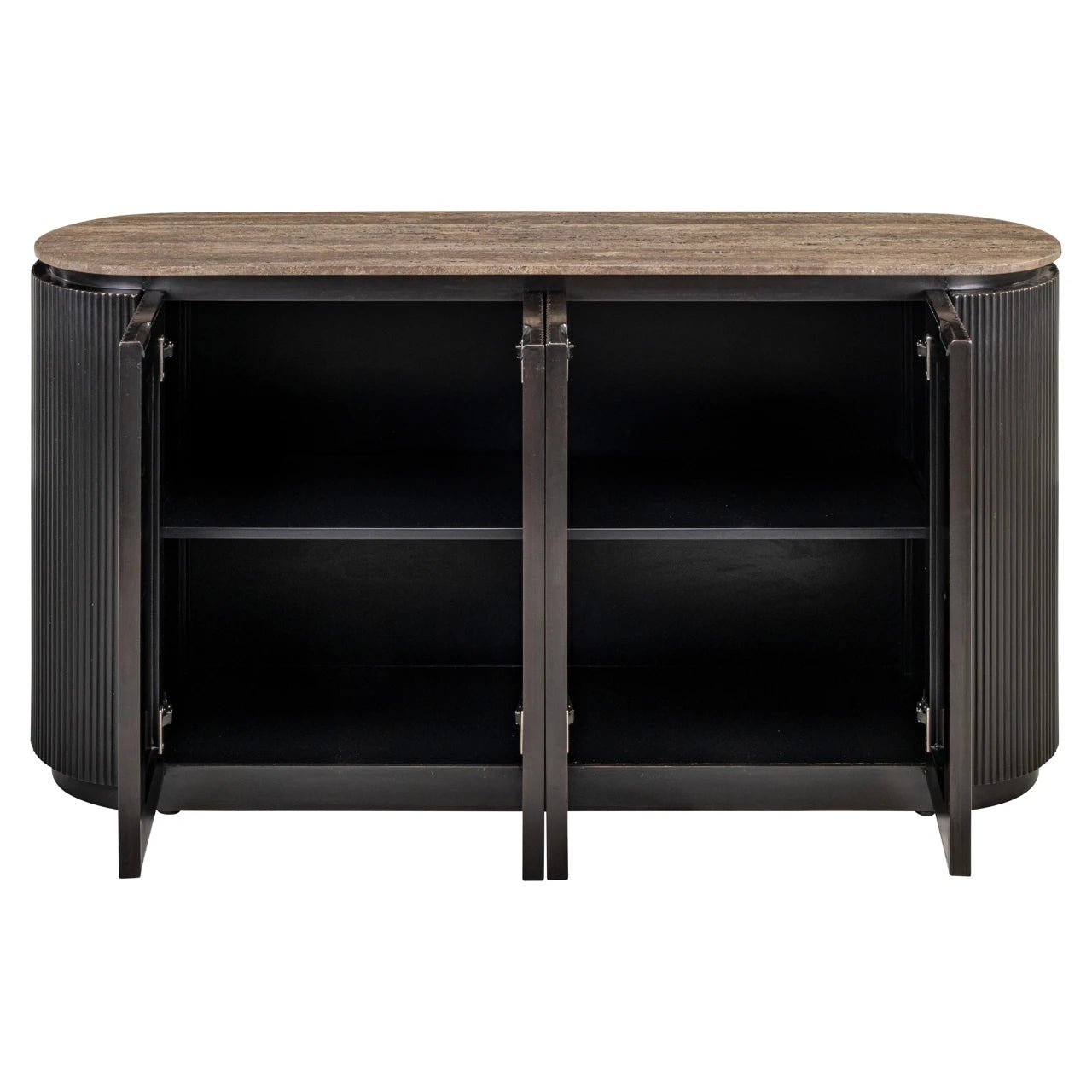 Sideboard Russo askebrun med 4 dører Richmond Interiors Skjenk