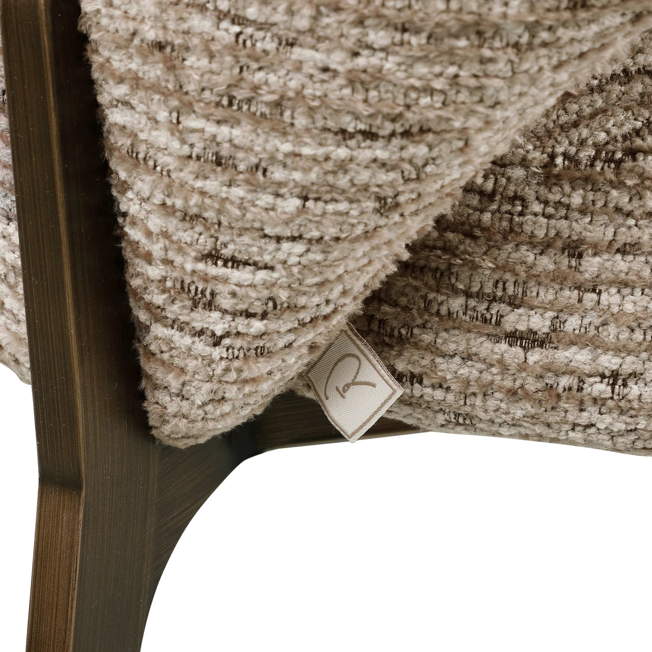 Spisestol Kenzi mocca linear brannhemmende Richmond Interiors Spisestol