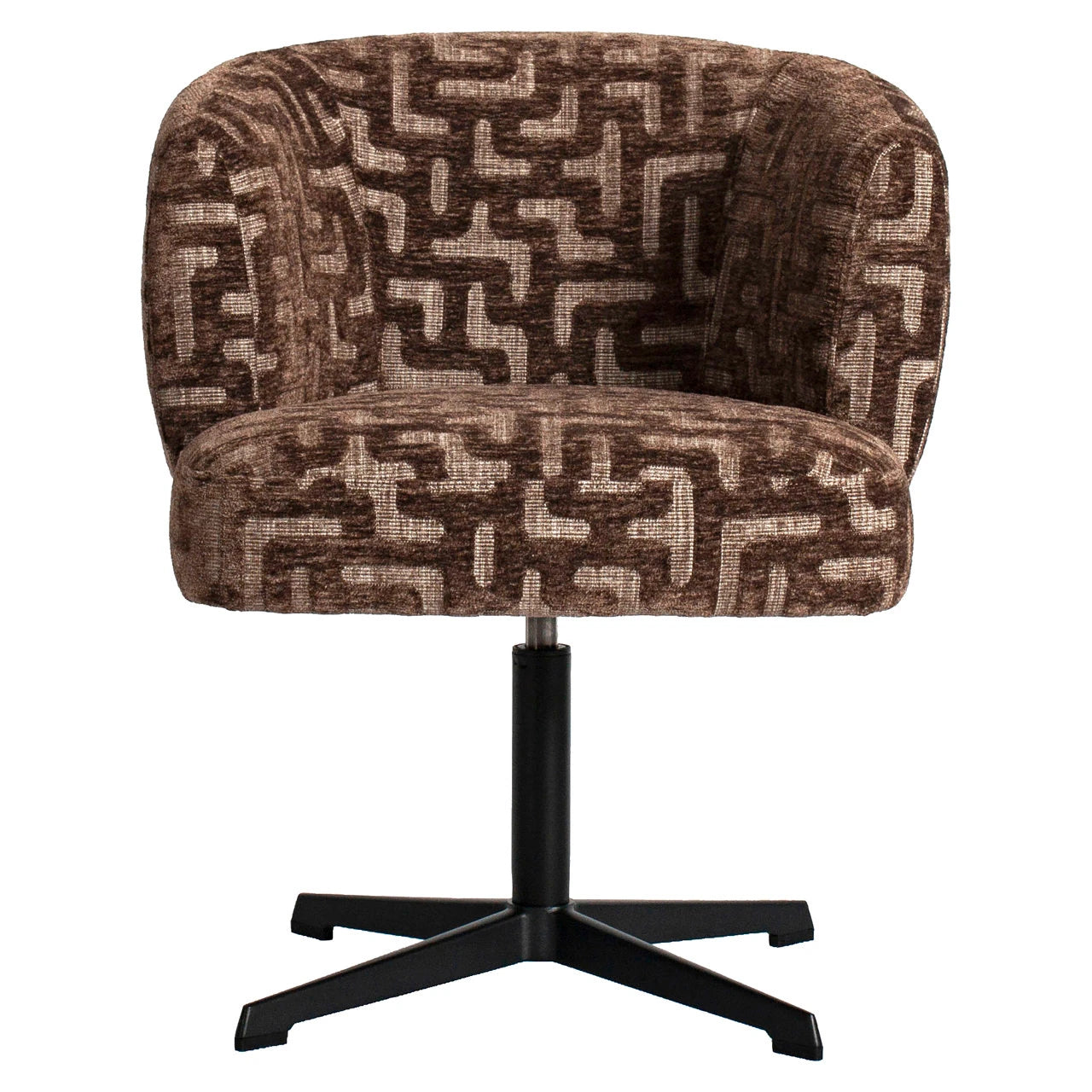 Spisestol Dinan brun labyrinth brannhemmende - svingbar Richmond Interiors Spisestol