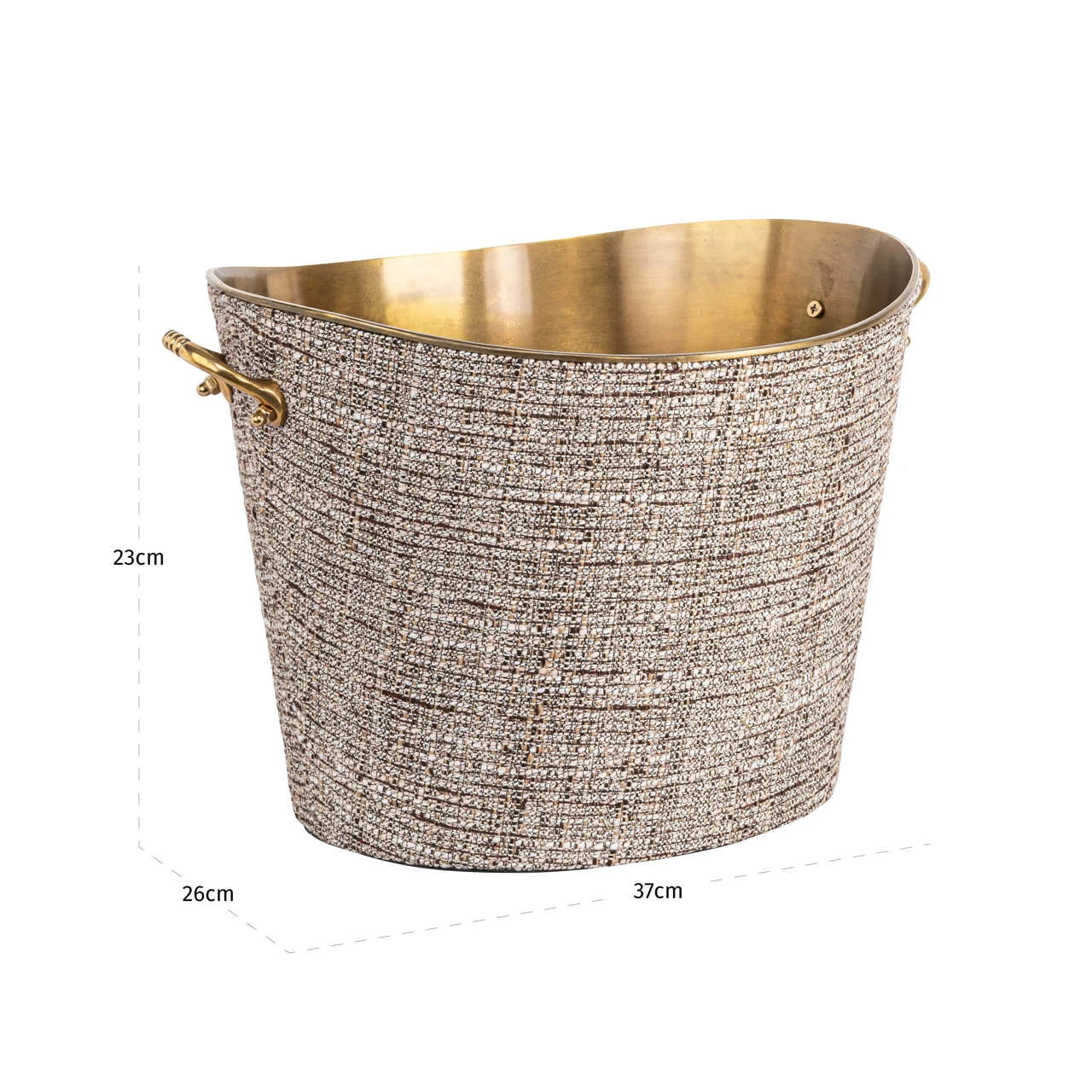 Vin- og bartilbehør Brady beige champagnekjøler Richmond Interiors Tilbehør