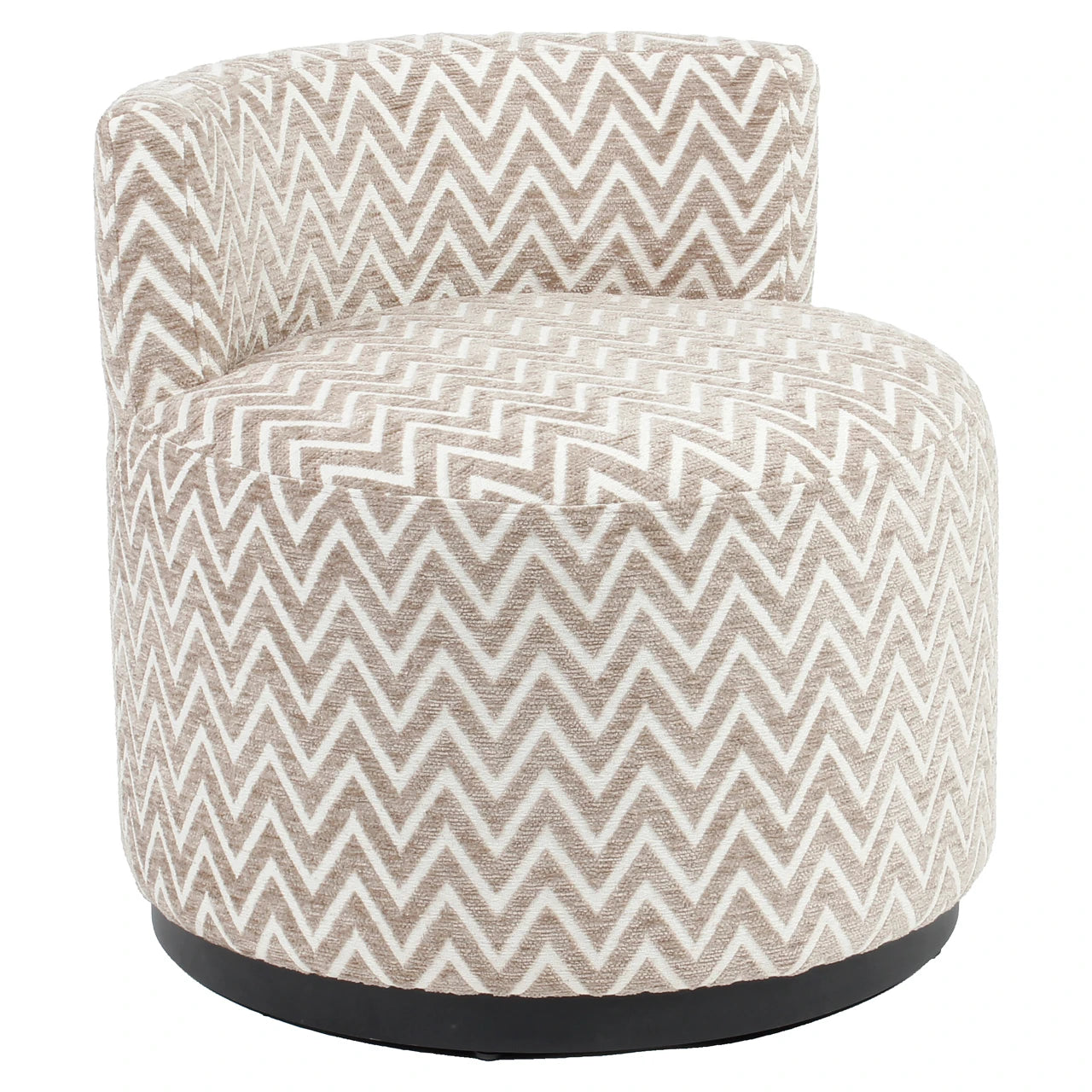 Lounge chair Franny sand chevron Richmond Interiors Lenestol