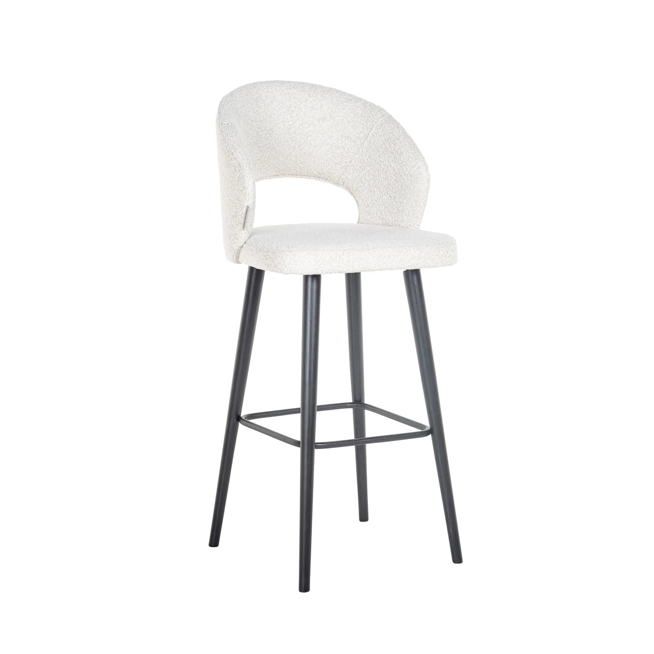 Barstol Savoy hvit bouclé Richmond Interiors Barstol
