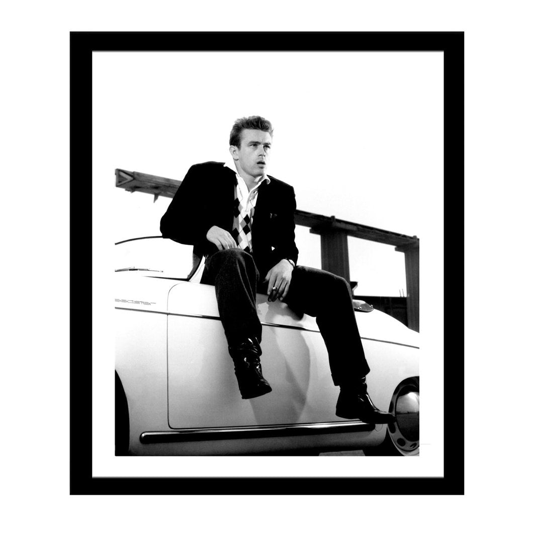 Glass picture w/frame James Dean And Speedst Homefactory Bilde