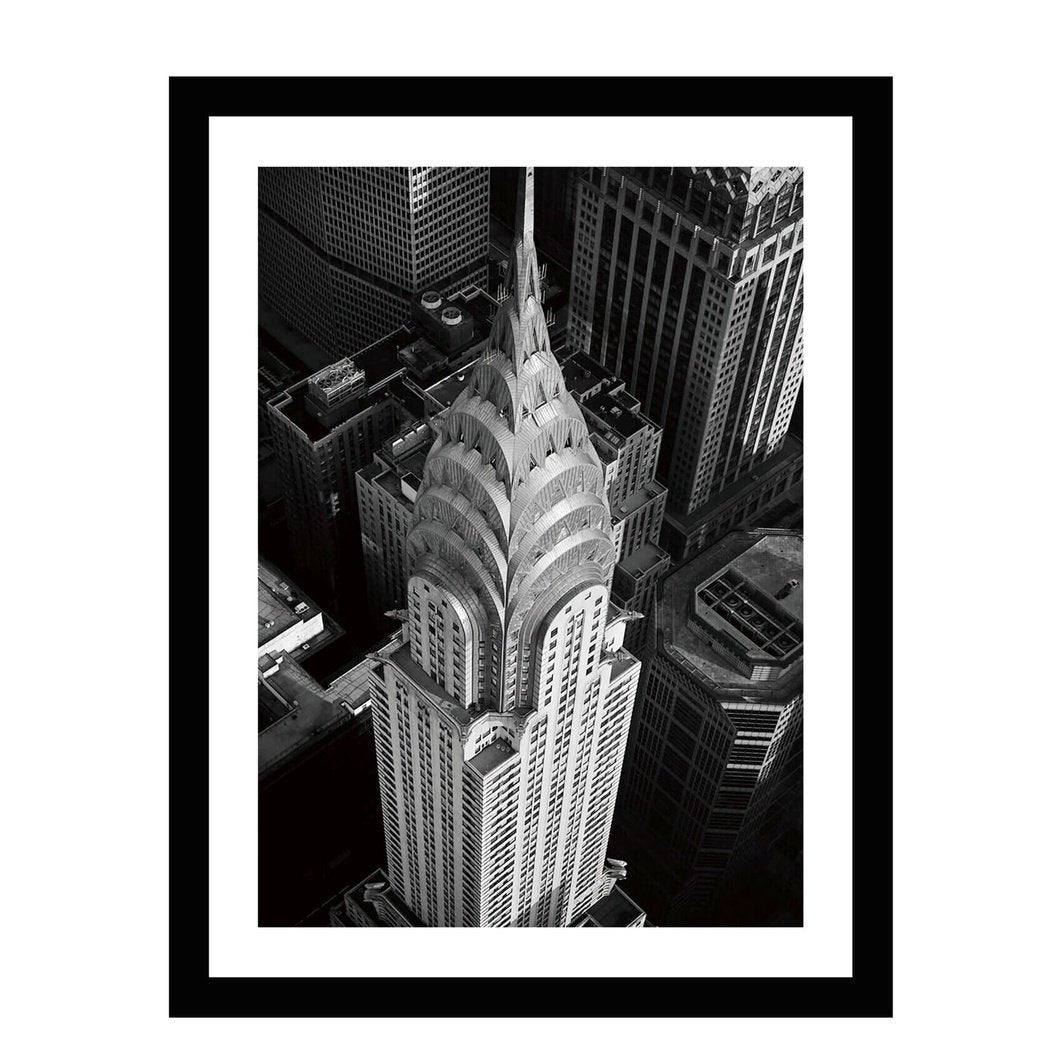 Glass picture w/frame Chrysler Building Homefactory Bilde