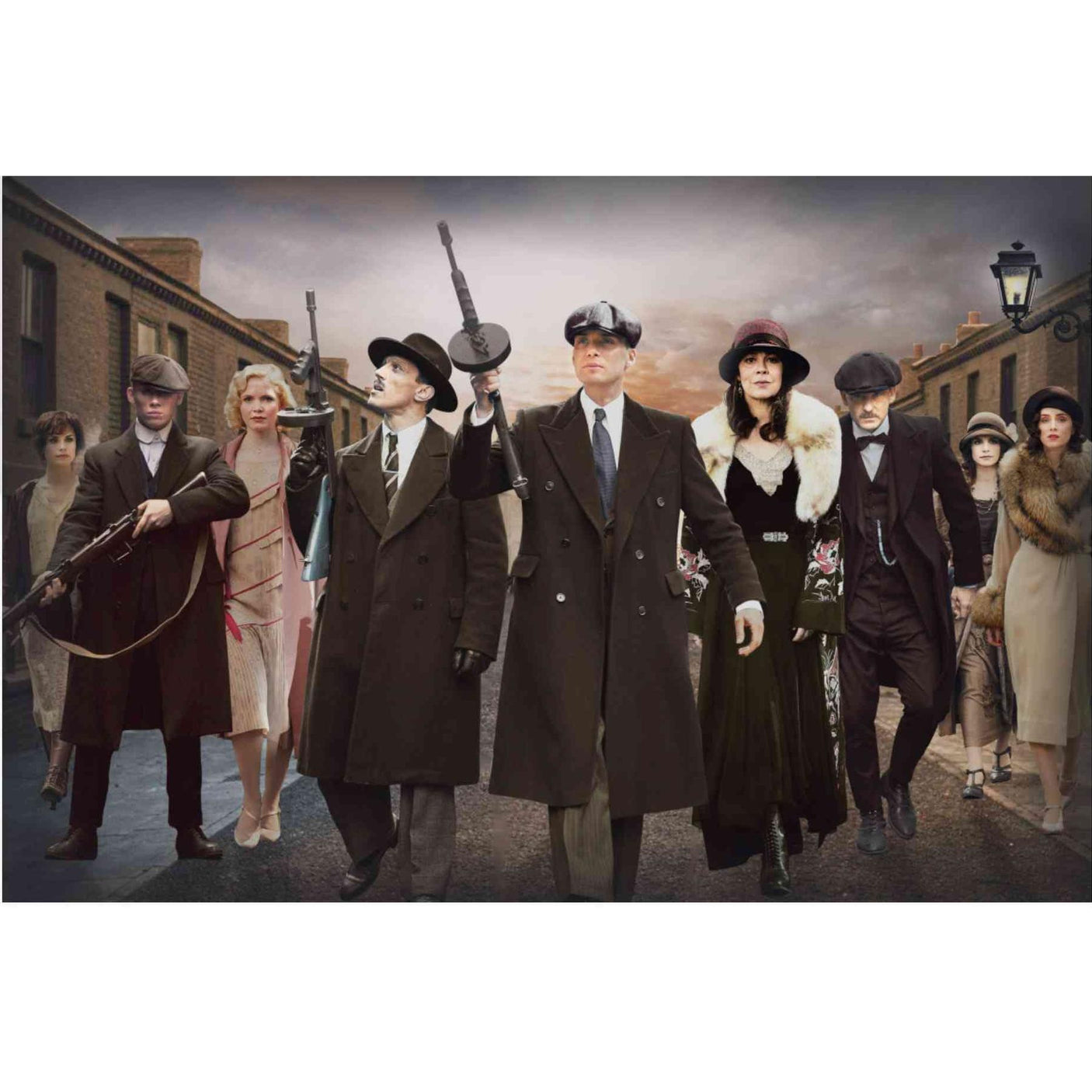 Glass picture Peaky Blinders 90cm x 150cm Homefactory