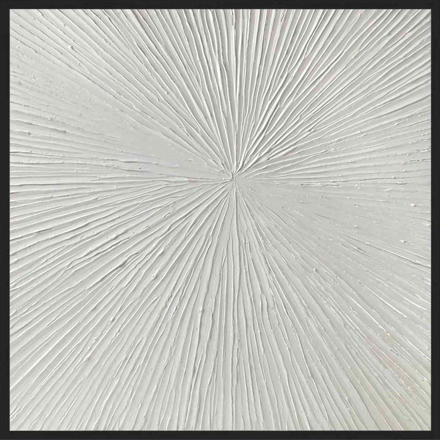 Hand painted art with frame FILIGREE 120cm x 120cm Homefactory