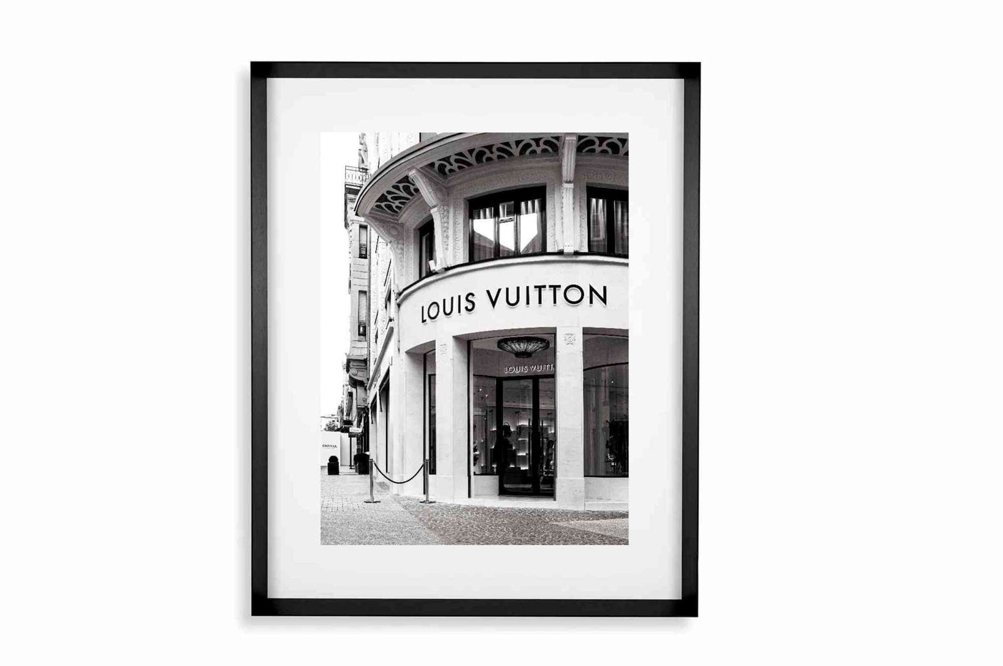 Black smal Frame, Passepartout 70cm x 90cm Louis Vuitton Homefactory
