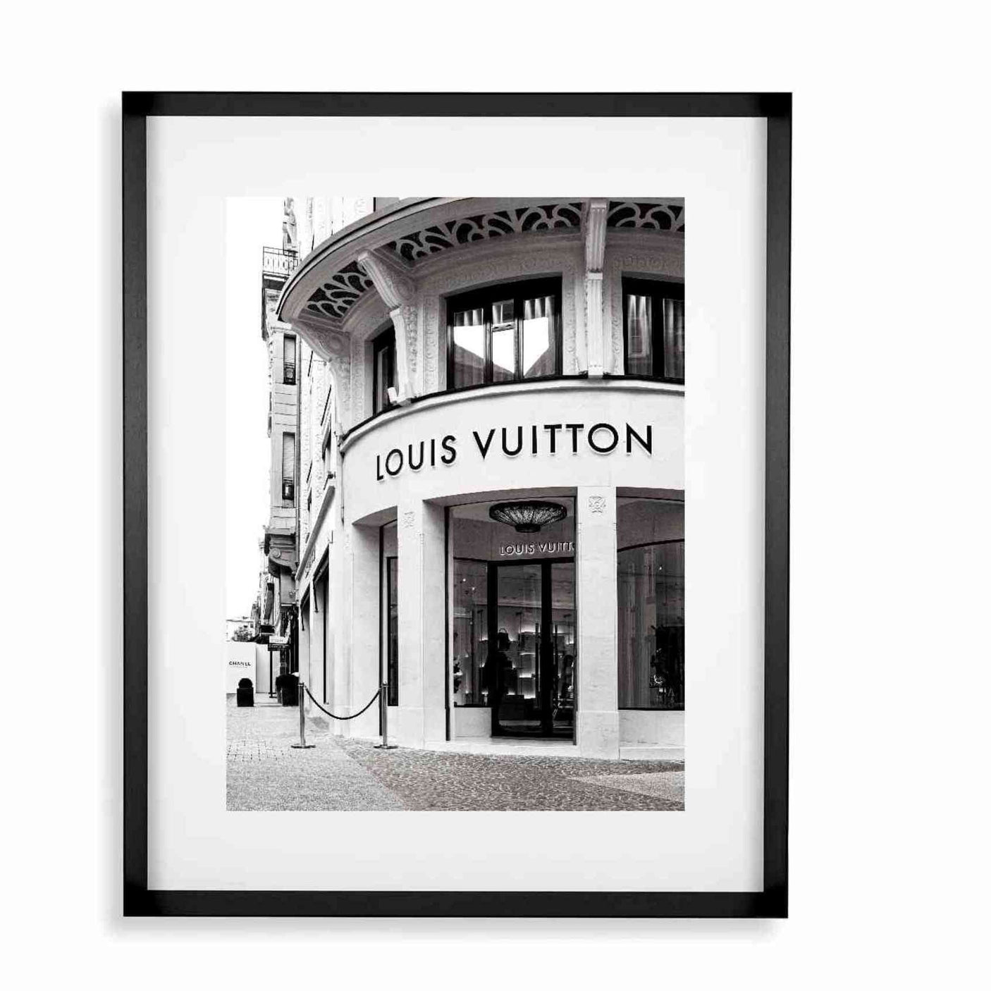 Black smal Frame, Passepartout 70cm x 90cm Louis Vuitton Homefactory
