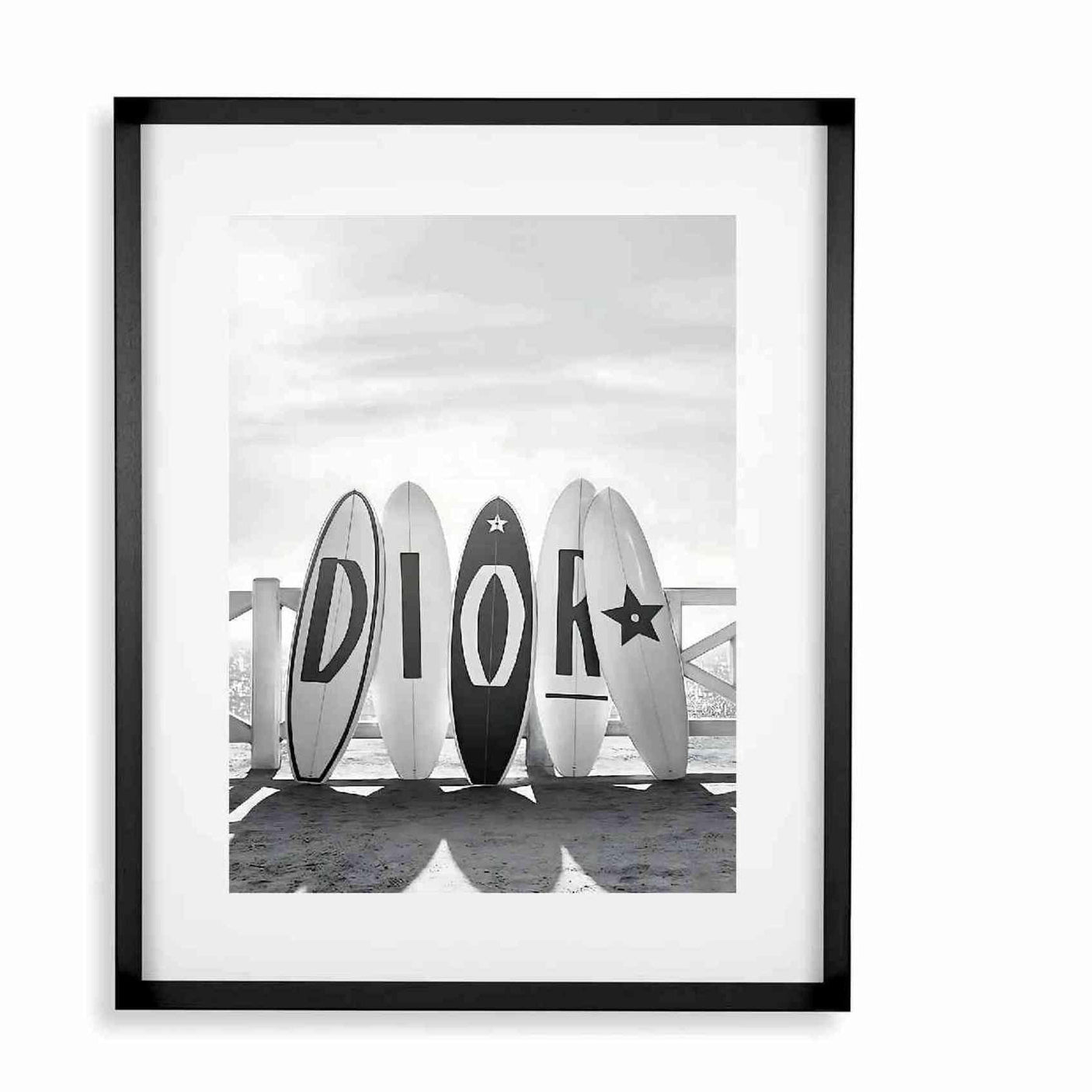 Black smal Frame, Passepartout 70cm x 90cm DIOR Homefactory