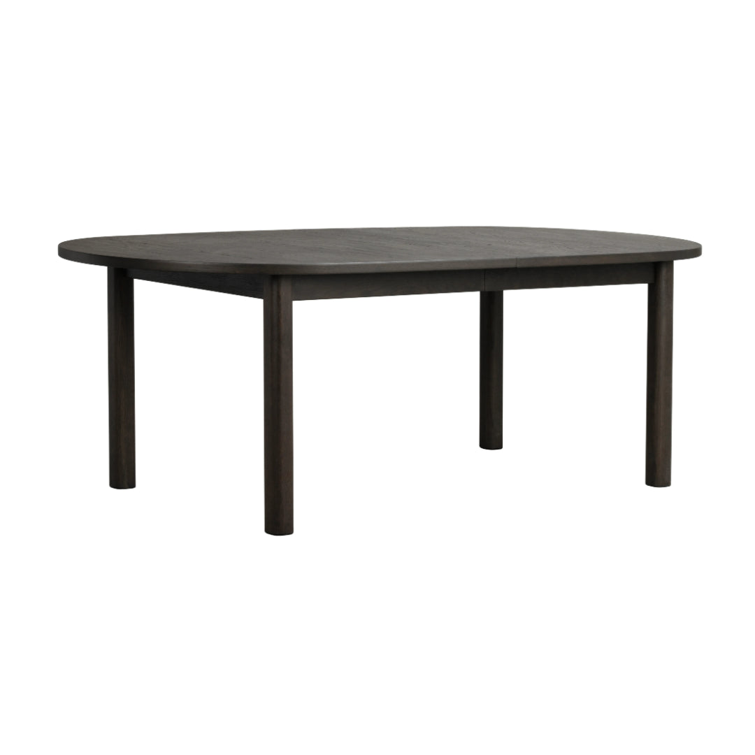 Gifford spisebord oval 220 brunsvart eik